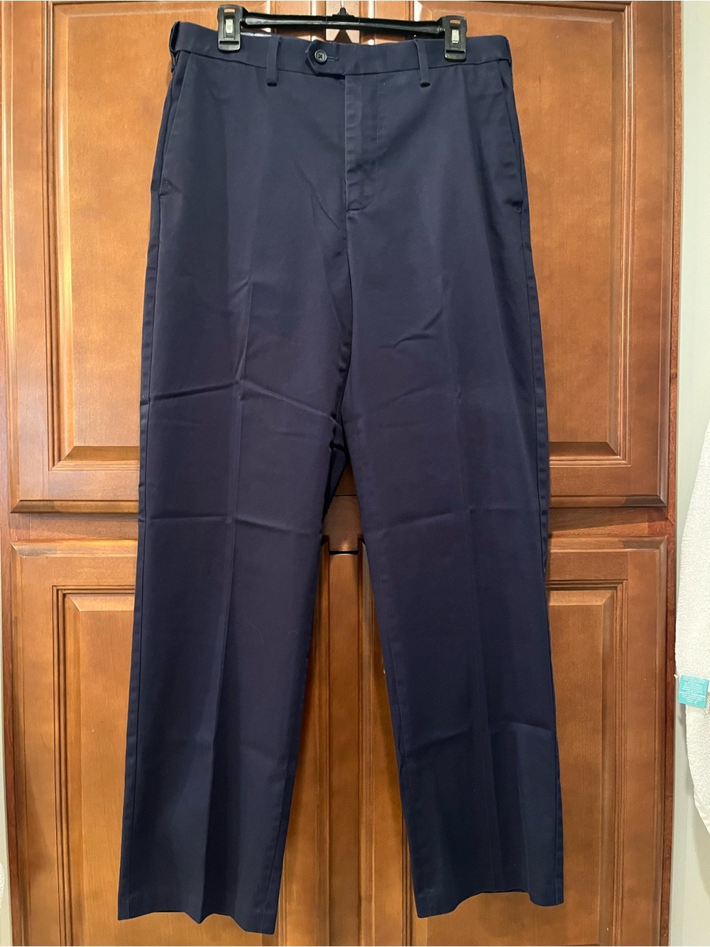 croft & barrow Men's Dark Navy Straight Dress Pants